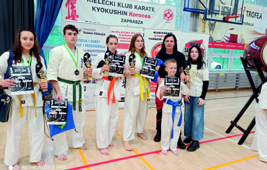 Turniej w Zagnańsku - 29.10.2022 Kielecki Klub Karate Kyokushin - Koronea